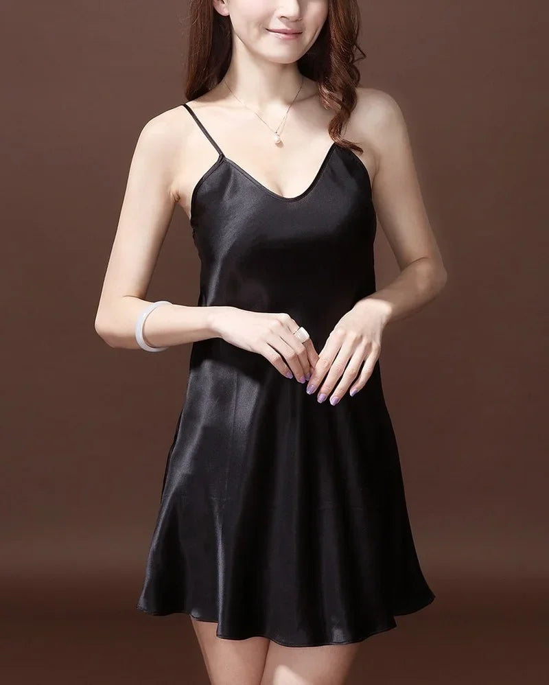 Silk Nightgown – Minimalist & Smooth Feel