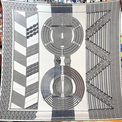 Cashmere Silk Shawl – Artistic Print