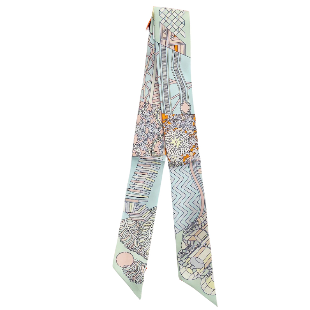 Silk Twilly – 90x5cm Hair & Bag Ribbon