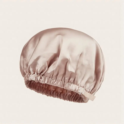 Double Layer Mulberry Silk Bonnet for Sleeping – Frizz & Breakage Protection