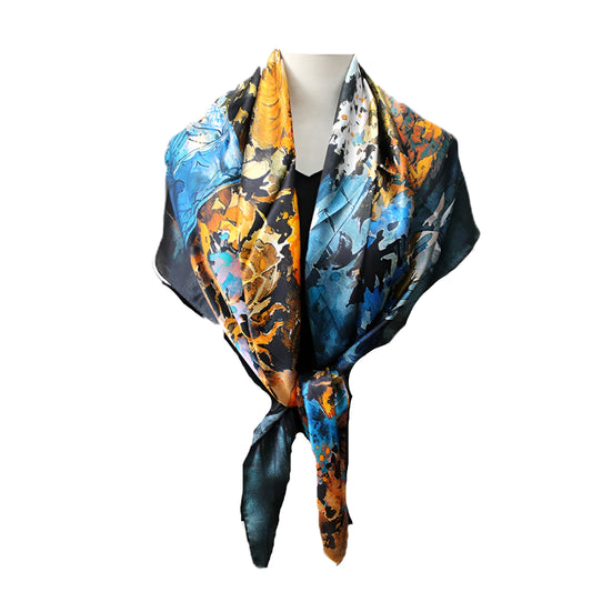 Silk Scarf – Floral Muse Print