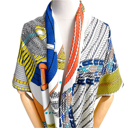 Cashmere Silk Shawl – Artistic Print