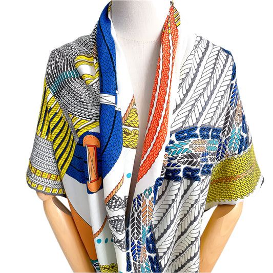 Cashmere Silk Shawl – Artistic Print