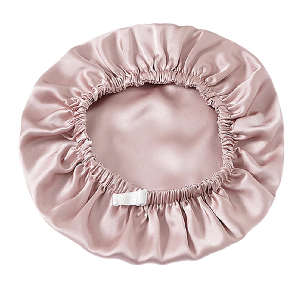 Silkvana 19 momme pure mulberry silk sleeping bonnet for women designed for gentle overnight hair protection