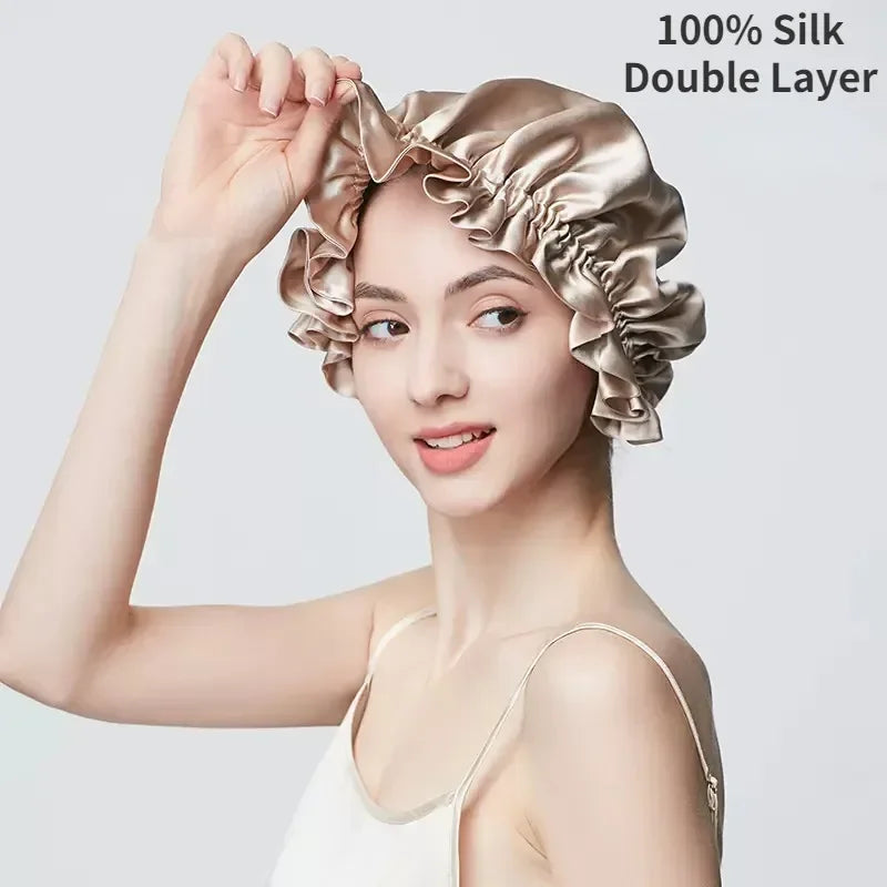Silk Night Cap – Fully Adjustable Fit