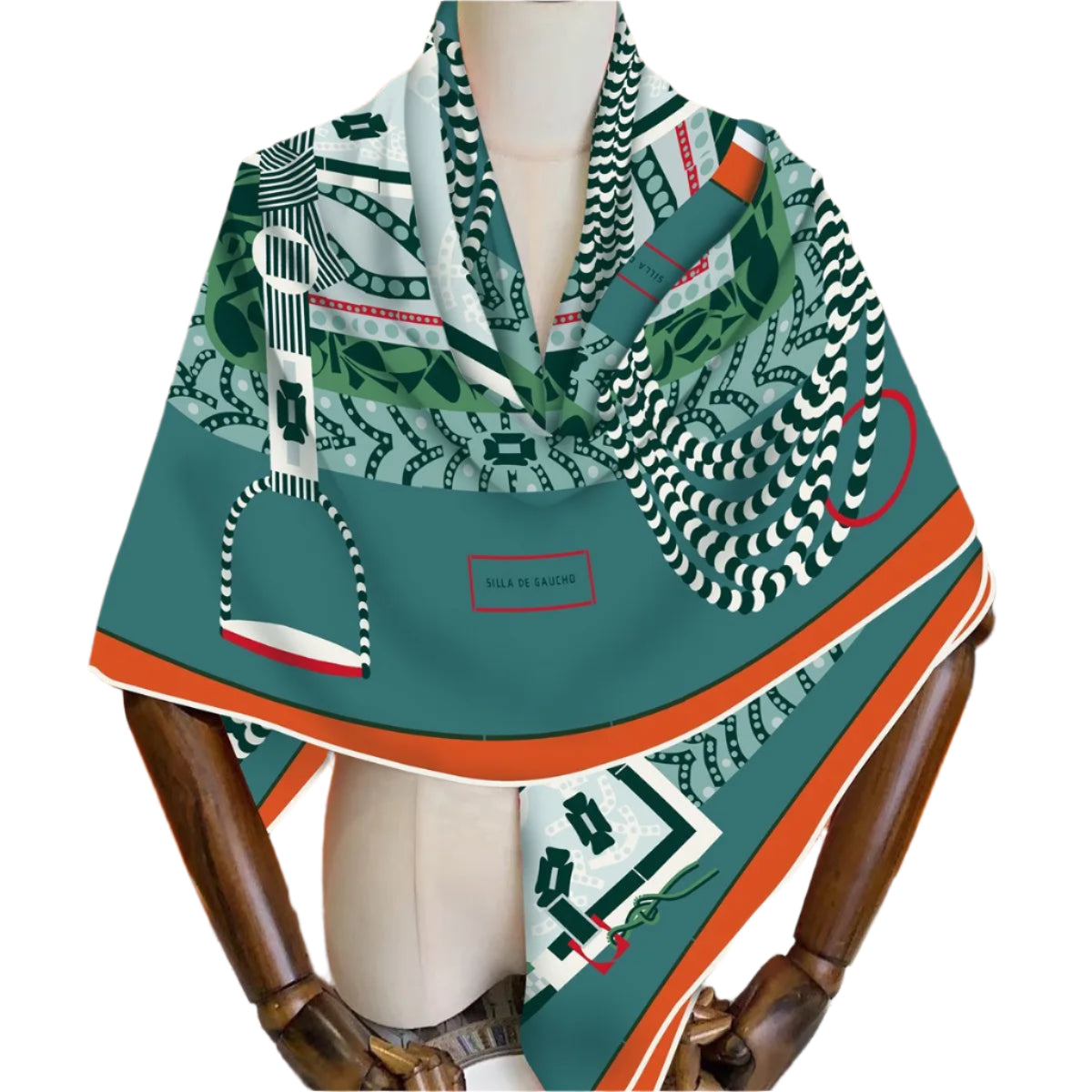 Oversized Silk Shawl – Hand-Rolled Finish