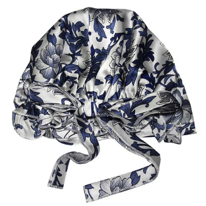 Mulberry Silk Hair Bonnet with Bow – Premium Night Cap for Hair Protection