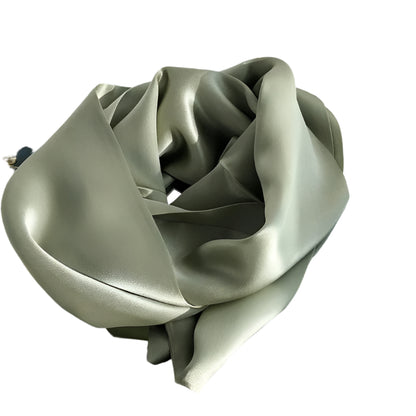 Silk Long Scarf – Double-Sided & Airy