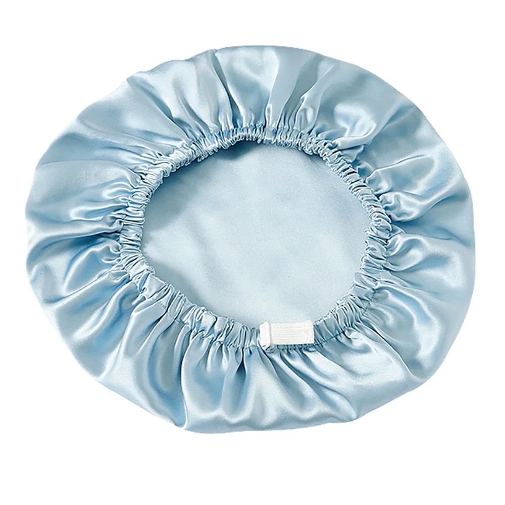 Silkvana 19 momme pure mulberry silk sleeping bonnet for women designed for gentle overnight hair protection
