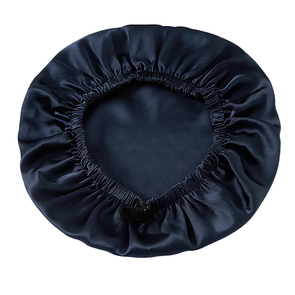 Silkvana 19 momme pure mulberry silk sleeping bonnet for women designed for gentle overnight hair protection