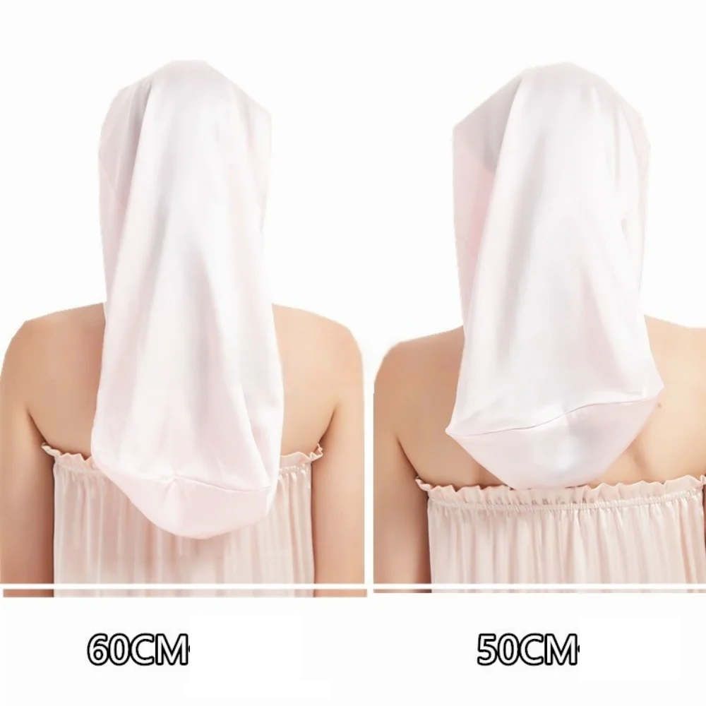breathable silk hair wrap extended length design