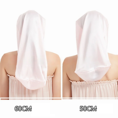 breathable silk hair wrap extended length design