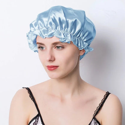 Night Hair Wrap – Silk Sleep Cap for Women