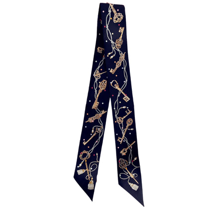 Silk Twilly – 90x5cm Hair & Bag Ribbon