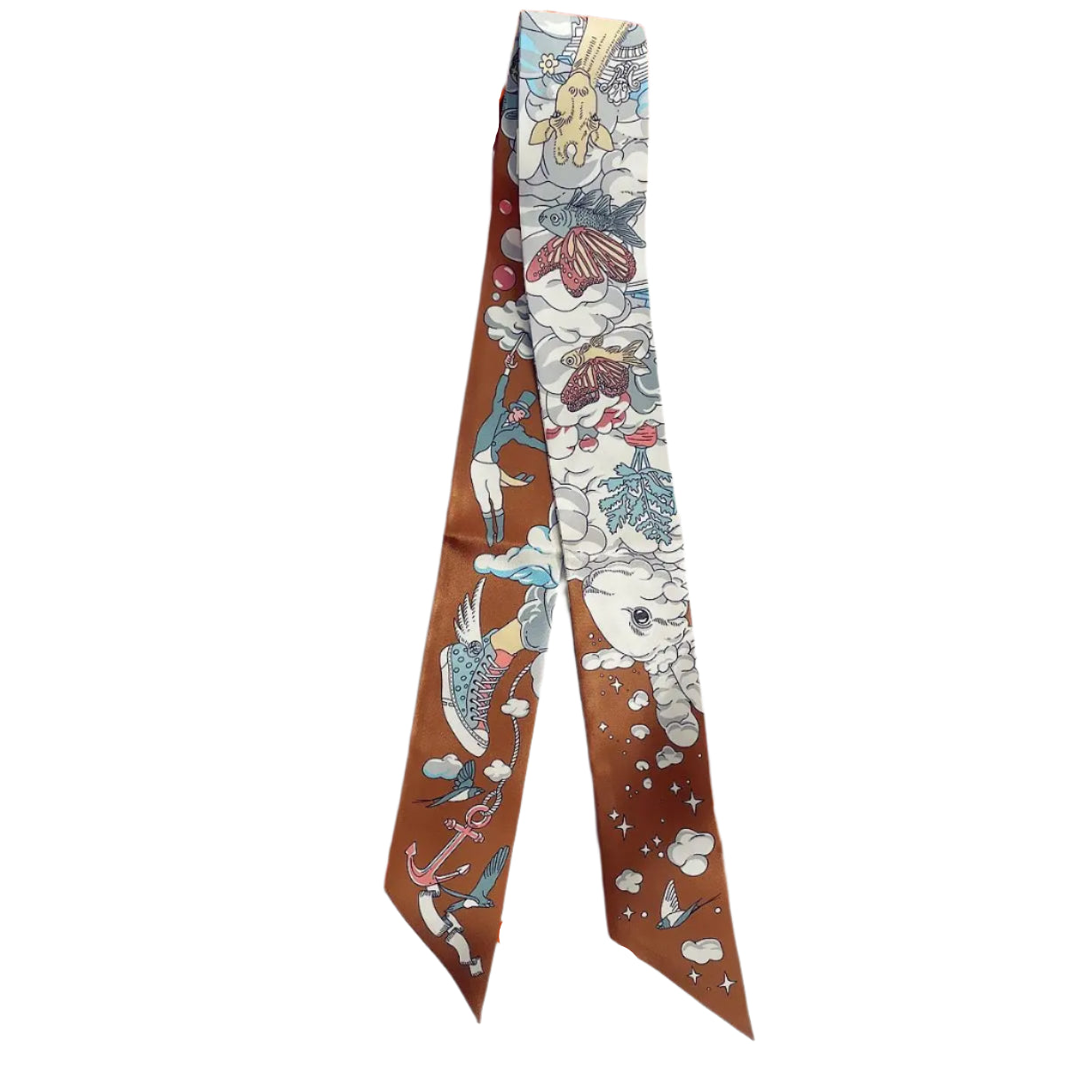 Silk Twilly – 90x5cm Hair & Bag Ribbon