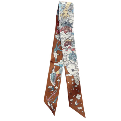 Silk Twilly – 90x5cm Hair & Bag Ribbon
