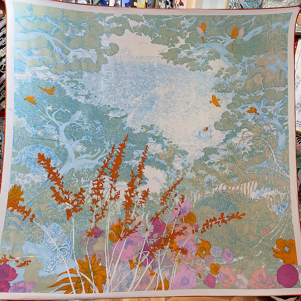 Silk Wrap – Cashmere Blend, Cozy Feel
