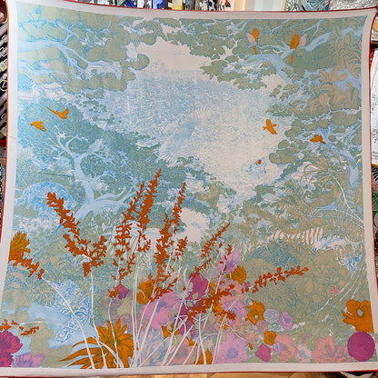 Silk Wrap – Cashmere Blend, Cozy Feel