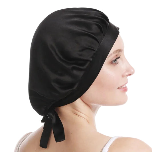 Silkvana 100% Pure Mulberry Silk Bonnet For Curly Hair Protection 1
