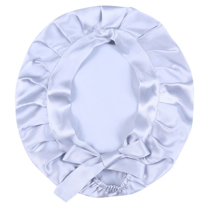 Silkvana 100% Pure Mulberry Silk Bonnet For Curly Hair Protection 21