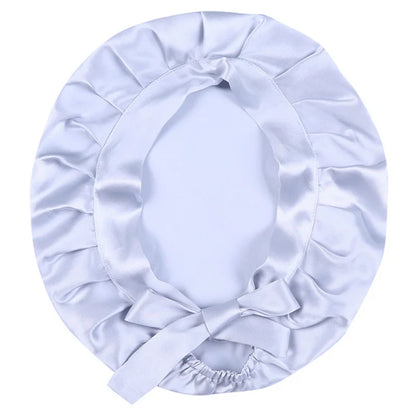 Silkvana 100% Pure Mulberry Silk Bonnet For Curly Hair Protection 21