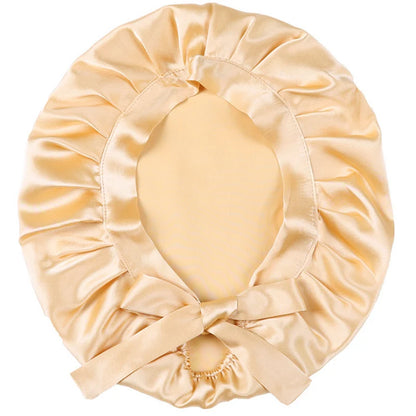 Silkvana 100% Pure Mulberry Silk Bonnet For Curly Hair Protection 22