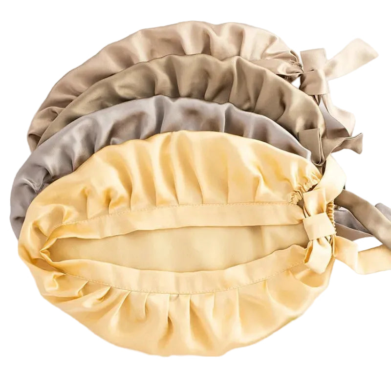 Silkvana 100% Pure Mulberry Silk Bonnet For Curly Hair Protection 5