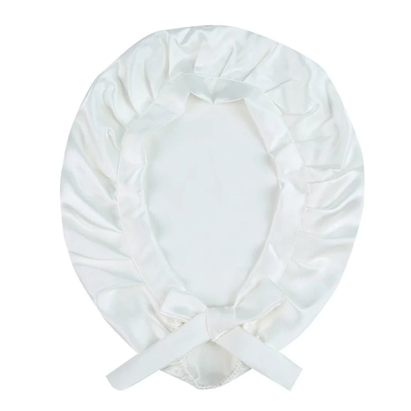 Silkvana 100% Pure Mulberry Silk Bonnet For Curly Hair Protection 9