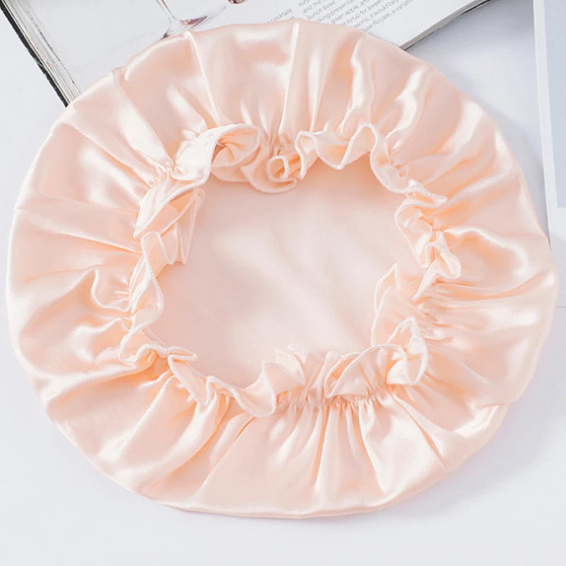 Silkvana 100% Pure Mulberry Silk Bonnet for Curly Hair Care 10