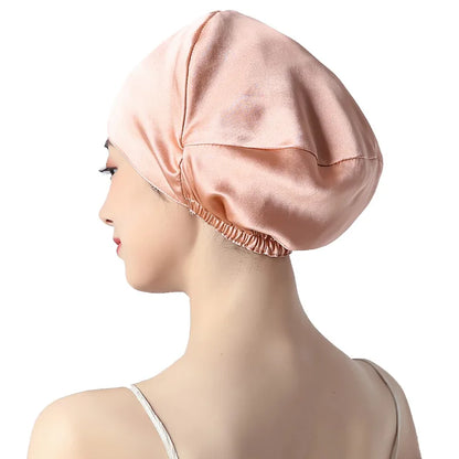Silkvana 100% Pure Mulberry Silk Bonnet for Curly Hair Care 10