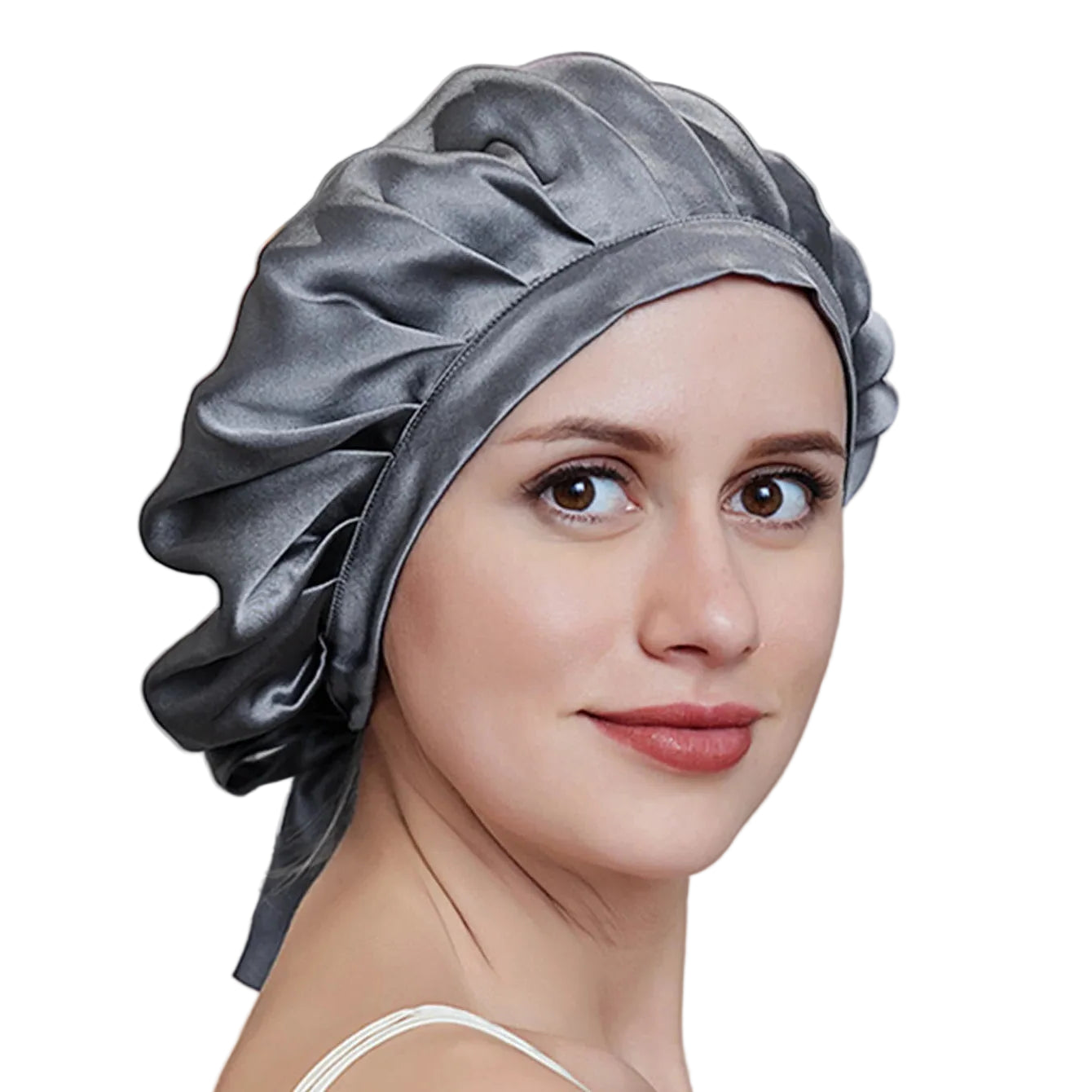 Silkvana 100% Pure Mulberry Silk Bonnet for Curly Hair Care 11