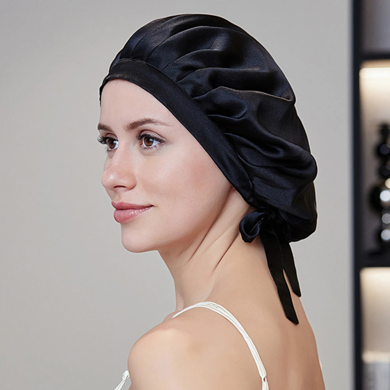 Silkvana 100% Pure Mulberry Silk Bonnet for Curly Hair Care 12