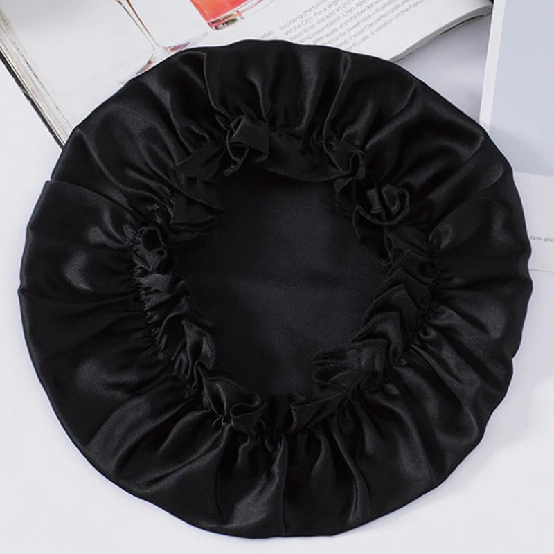 Silkvana 100% Pure Mulberry Silk Bonnet for Curly Hair Care 18