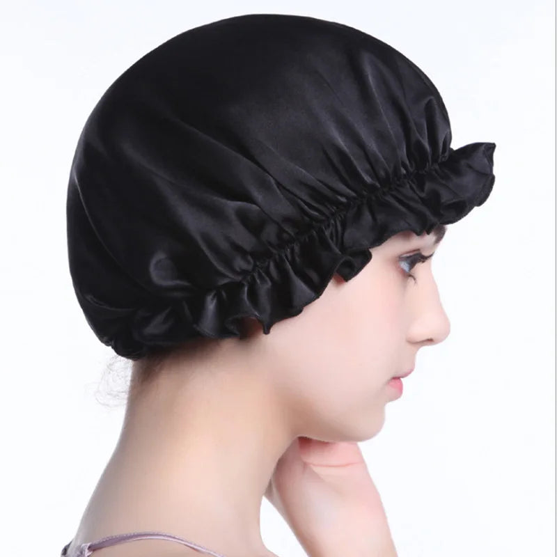 Silkvana 100% Pure Mulberry Silk Bonnet for Curly Hair Care 3