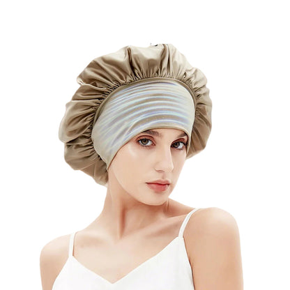 Silkvana 100% Pure Mulberry Silk Bonnet for Curly Hair Care 3