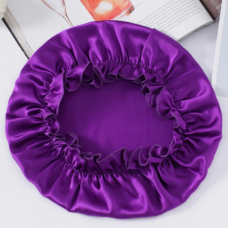 Silkvana 100% Pure Mulberry Silk Bonnet for Curly Hair Care 8
