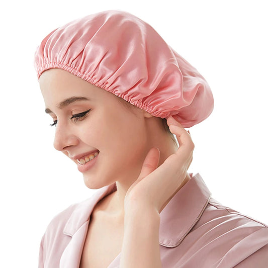 Silkvana 100% Pure Mulberry Silk Bonnet for Curly Hair Protection 0