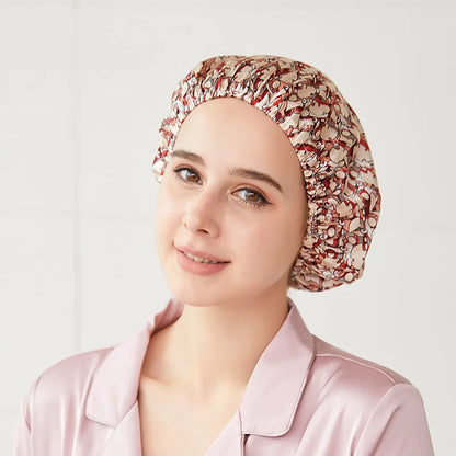 Silkvana 100% Pure Mulberry Silk Bonnet for Curly Hair Protection 12