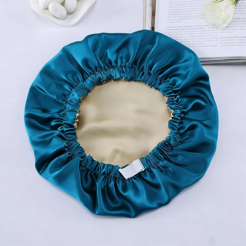 Silkvana 100% Pure Mulberry Silk Bonnet for Curly Hair Protection 4