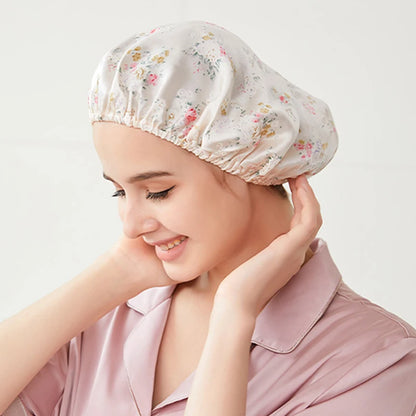 Silkvana 100% Pure Mulberry Silk Bonnet for Curly Hair Protection 5