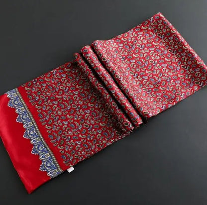 Silkvana 100% Pure Mulberry Silk Cravat For Elegant Men's Attire 18