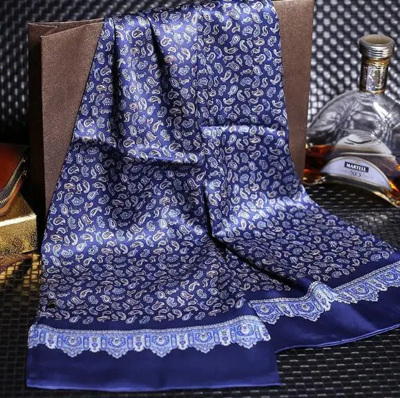 Silkvana 100% Pure Mulberry Silk Cravat For Elegant Men's Attire 22