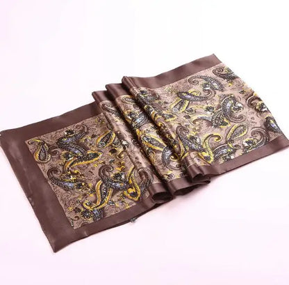 Silkvana 100% Pure Mulberry Silk Cravat For Elegant Men's Attire 24