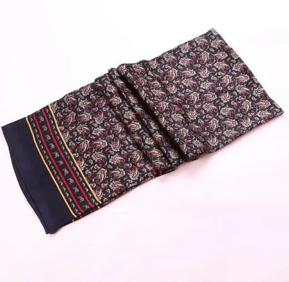 Silkvana 100% Pure Mulberry Silk Cravat For Elegant Men's Attire 32