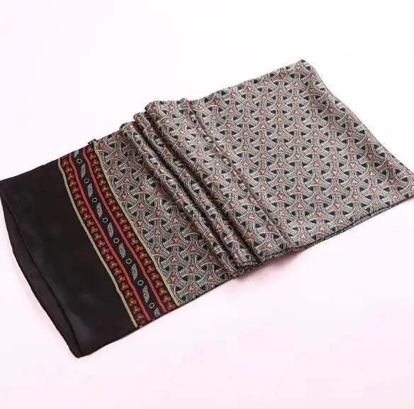 Silkvana 100% Pure Mulberry Silk Cravat For Elegant Men's Attire 33