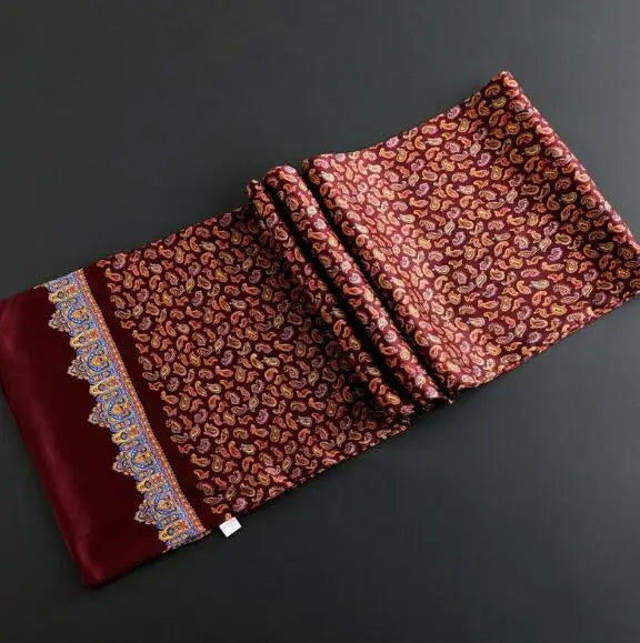 Silkvana 100% Pure Mulberry Silk Cravat For Elegant Men's Attire 7