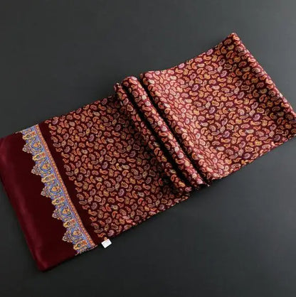 Silkvana 100% Pure Mulberry Silk Cravat For Elegant Men's Attire 7