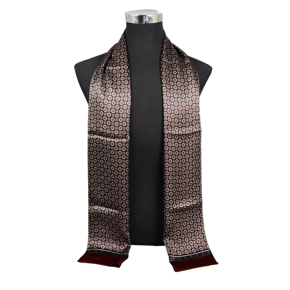 Silkvana 100% Pure Mulberry Silk Cravat Scarf for Timeless Elegance 2