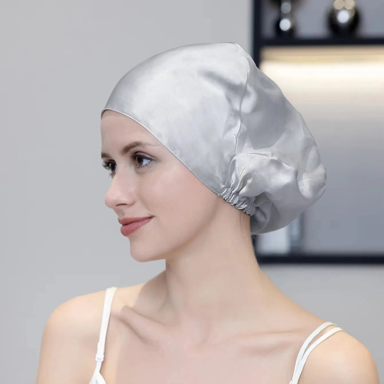 Silkvana 100% Pure Mulberry Silk Hair Bonnet for Curly Hair Care 5