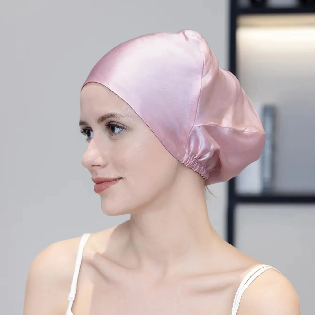 Silkvana 100% Pure Mulberry Silk Hair Bonnet for Curly Hair Care 7